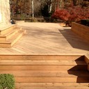 Marc’s on the Glass Redwood deck has been stripped and sanded, restored to original beauty in Chesterfield VA