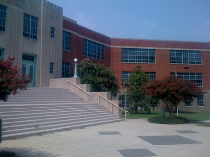 Marc’s on the Glass commercial municipal window cleaning at maggie walker school in richmond va